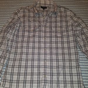 Express Men's Buttdown Shirt - Size Large